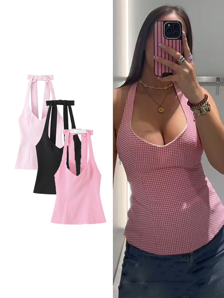 Strapless Bra Backless - TFMLN レディース サマーホルタータンクトップ 2025 新作 おしゃれ