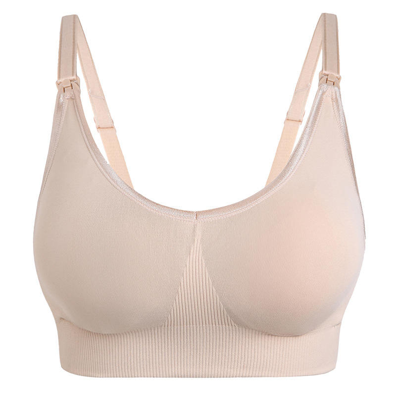 快適な着心地で、パッドを取り外し可能な、シームレスでワイヤー - Nursing Bra Sleep のレビューと価格