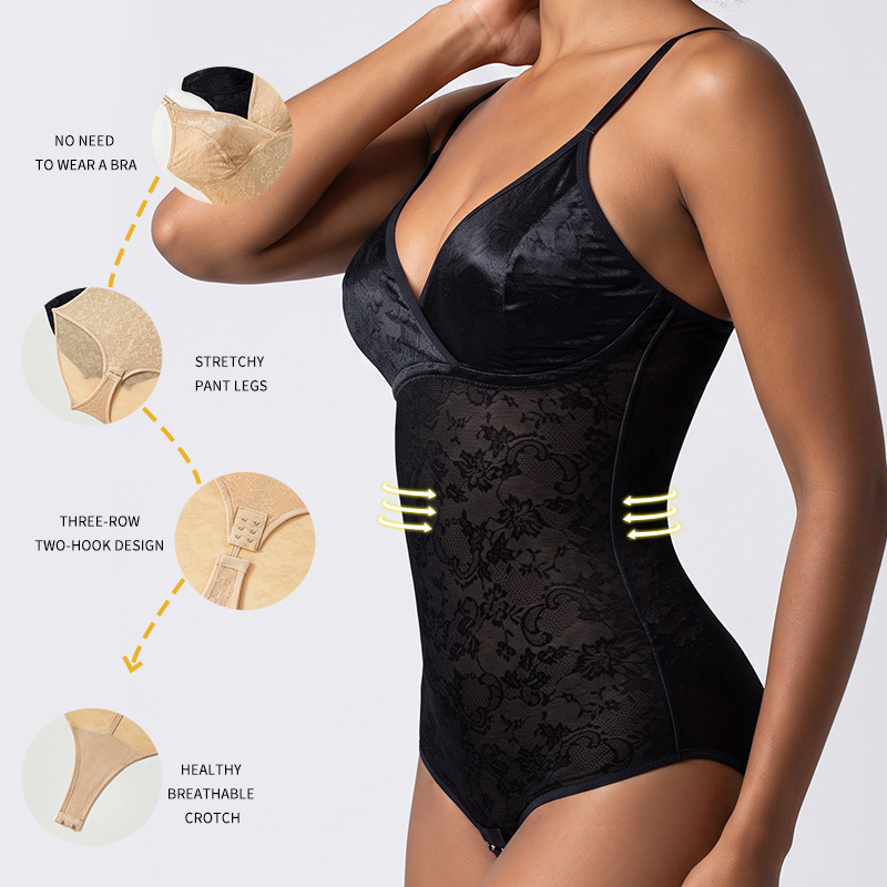 シェイプウェア ボディスーツ レディース スリミング ボディ - Shapewear Bodysuit Firm のレビューと価格