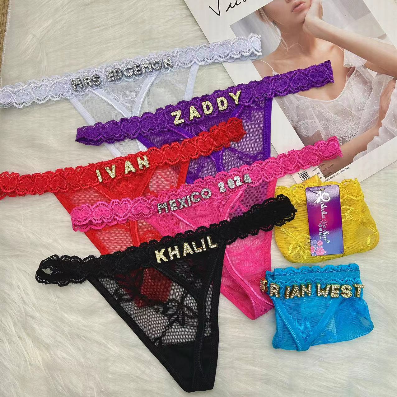 女性のための名前のビーチサンダル,ジュエリー,セクシーなレー - Thong Bikini Women のレビューと価格