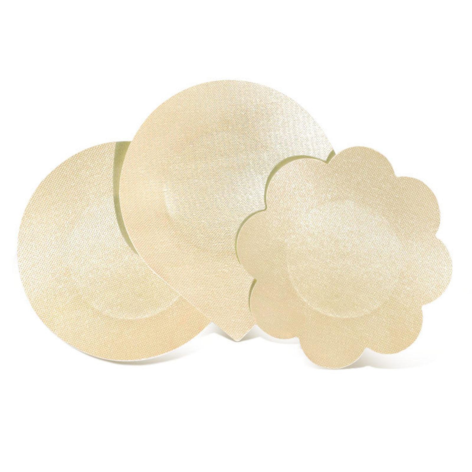 軽量コットン製、目立たないニップルカバー。女性用、使い捨ての - Nipple Cover Pasties のレビューと価格