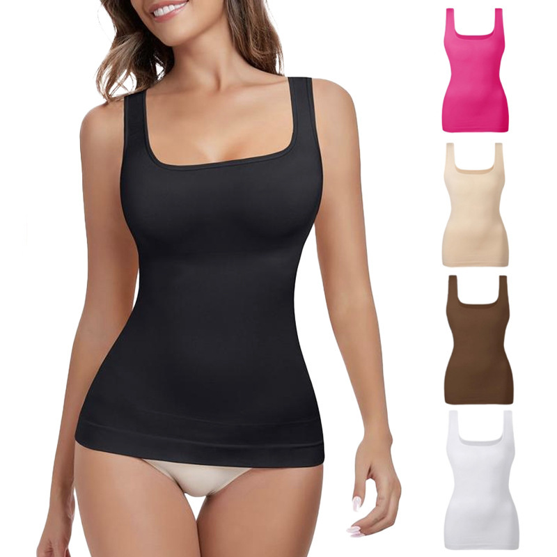 女性用、シームレスなスクエアネックのコンプレッションシェイプ - Shapewear Bodysuit Firm のレビューと価格