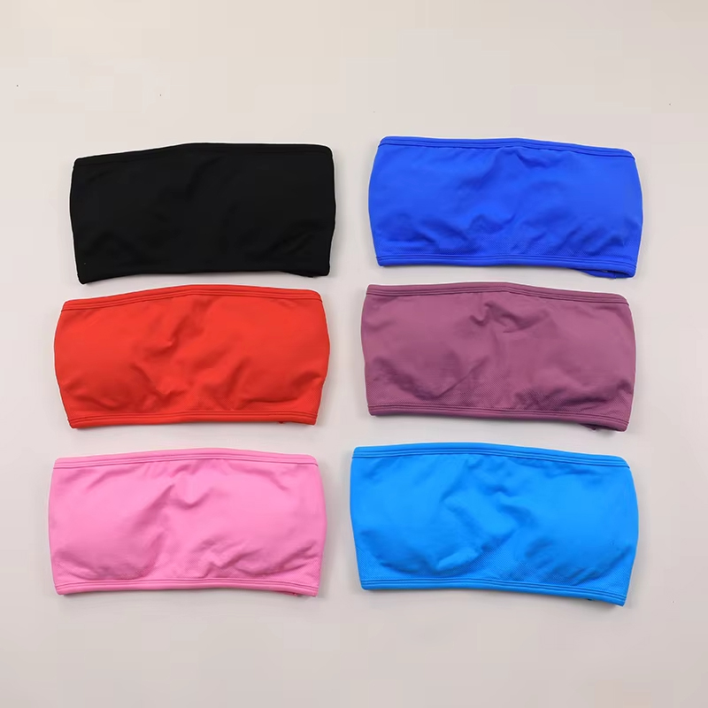 女性用、ストラップ付き、背中が開いたバンダートップス。肩出し - Strapless Bra Backless のレビューと価格